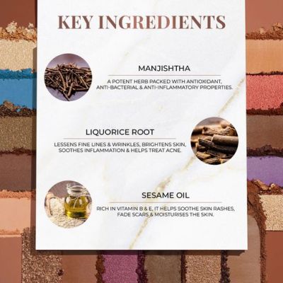 Just Herbs: Just Herbs Natural 9 in 1 Eyeshadow Palette - Night Palette 9gm