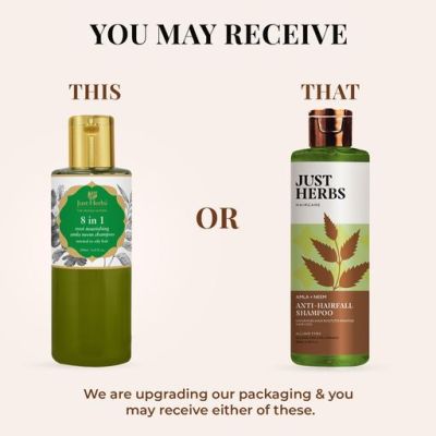 Just Herbs: Anti-Hairfall Shampoo with Amla & Neem - 200ml