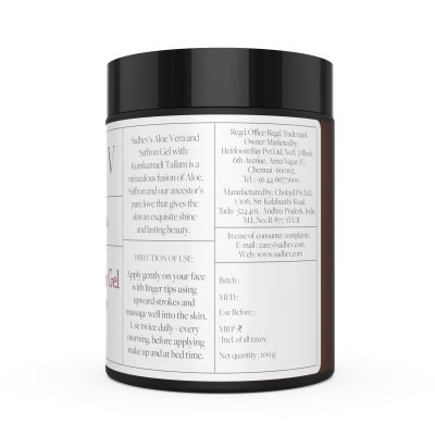 Sadhev: Aloe Vera Gel with Saffron and Kumkumadi Thailam - 100gm
