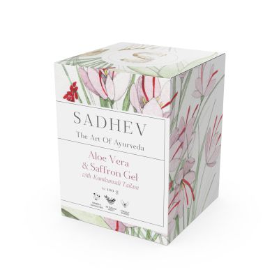 Sadhev: Aloe Vera Gel with Saffron and Kumkumadi Thailam - 100gm
