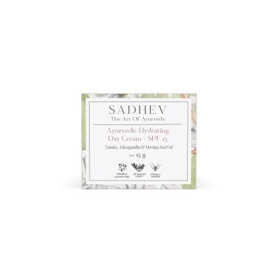 Sadhev: Ayurvedic Hydrating Day Cream SPF 15 - 15gm