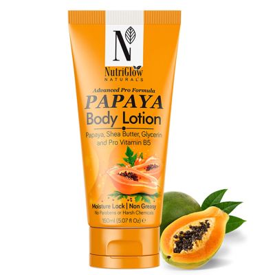 NutriGlow Cosmetics: Advanced Pro Formula Papaya Body Lotion - 150ml