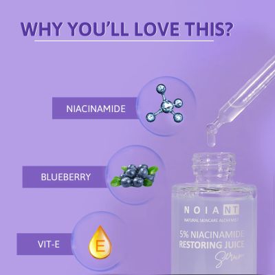 Noiant: 5% Niacinamide Restoring Face Serum - 30ml