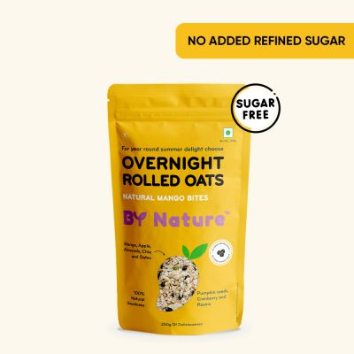 By Nature: Overnight Rolled Oats - Mango - 250gm