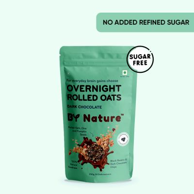 By Nature: Overnight Rolled Oats - Dark Chocolate - 250gm