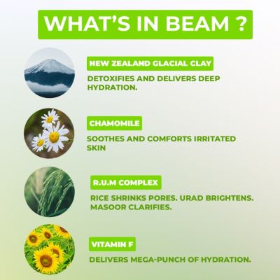 LIGHT UP: Beam Glacial Glow Mud - 100gm