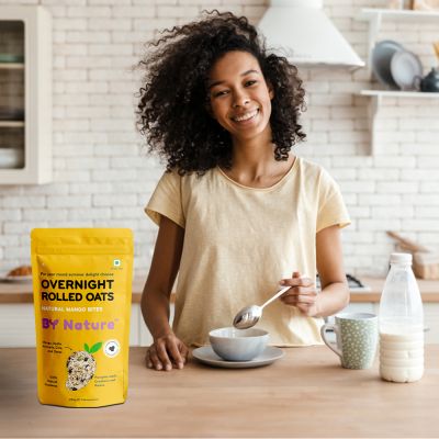 By Nature: Overnight Rolled Oats - Mango - 250gm