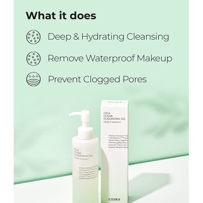 COSRX: Pure Fit Cica Clear Cleansing Oil - 200ml