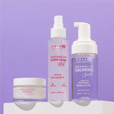Noiant: Hydration Essential Trio Of Cleanser, Face Mist, Moisturizer