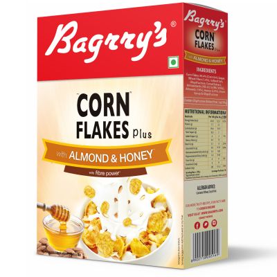 Bagrrys: Corn Flakes Almond and Honey - 300gm