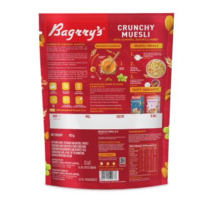 Bagrrys: Crunchy Muesli - 425gm