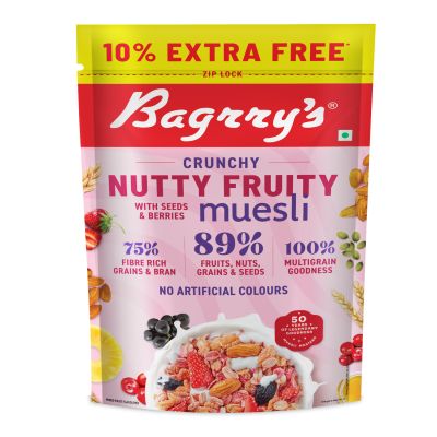 Bagrrys: Crunchy Nutty Fruity Muesli - 1100gm