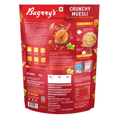 Bagrrys: Crunchy Muesli - 750gm