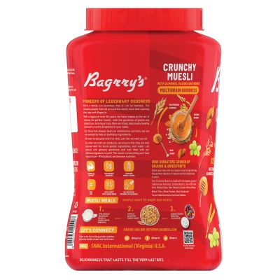Bagrrys: Crunchy Muesli Jar - 1kg