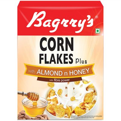Bagrrys: Corn Flakes Almond and Honey - 300gm