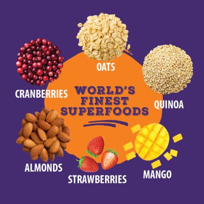 Bagrrys: Superfood Granola Exotic Fruits with Almonds & Cranberries - 400gm