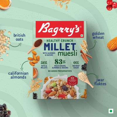 Bagrrys: Healthy Crunch Millet Muesli - 500gm