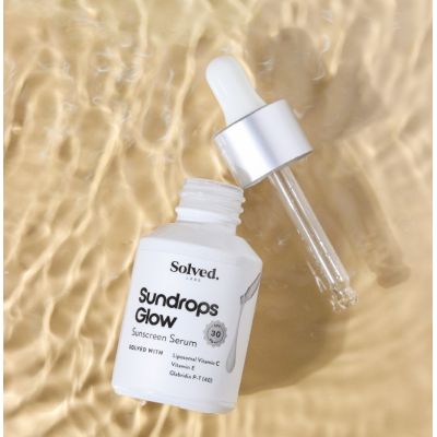 Solved Labs: Sundrops Brightening Sunscreen Serum SPF 30 - 30ml