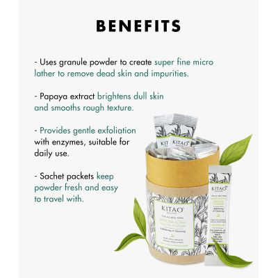 Kitao: Matcha & Chia Enzyme Powder Wash - 30pcs