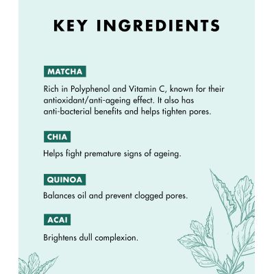 Kitao: Matcha & Chia Enzyme Powder Wash - 30pcs