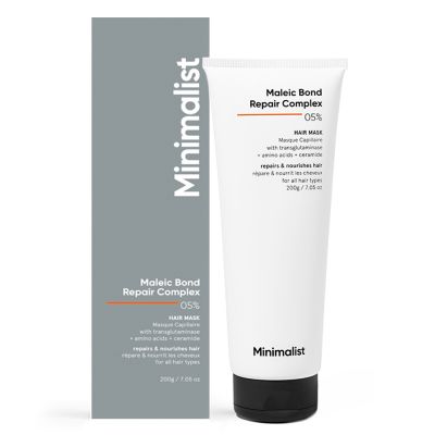 Minimalist: Maleic Bond Repair Complex 5% Hair Mask for damaged and frizzy free hairs - 200gm