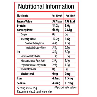 Bagrrys: White Oats - 1500gm