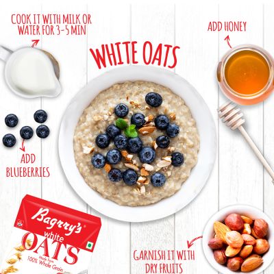Bagrrys: White Oats Box - 500gm