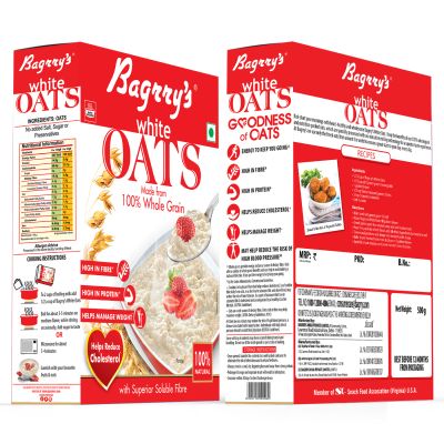 Bagrrys: White Oats Box - 500gm