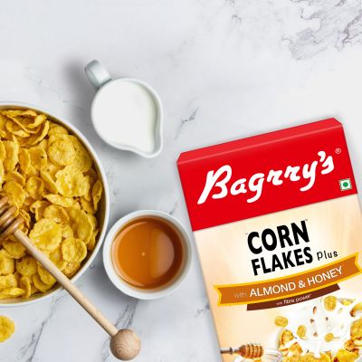 Bagrrys: Corn Flakes Almond and Honey - 300gm