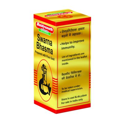 Baidyanath: Special Offer -Swarna Bhasma with Pure Gold, 125 Mg