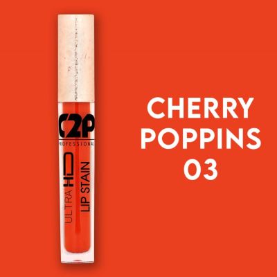 C2P Pro: Pro Lip Stain Liquid Lipstick  Cherry Poppins 03 - 5ml