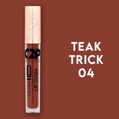 C2P Pro: Pro Lip Stain Liquid Lipstick  Teak Trick 04 - 5ml