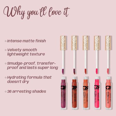 C2P Pro: Pro Lip Stain Liquid Lipstick  Runnin' The Lights 20 - 5ml