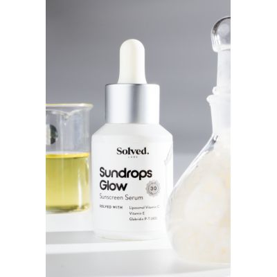 Solved Labs: Sundrops Brightening Sunscreen Serum SPF 30 - 30ml