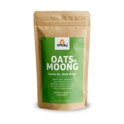 Omay Foods: Oats & Moong Mix Pouch - 400gm