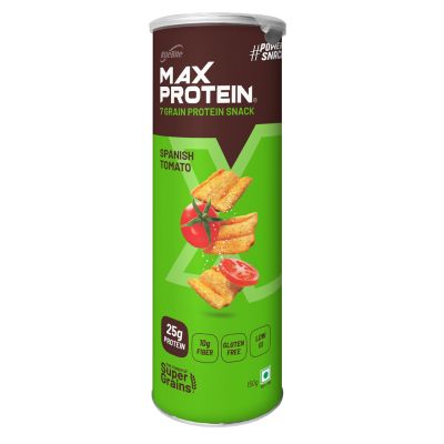 RiteBite Max Protein: Chips - Spanish Tomato [Pack of 3] - 360gm