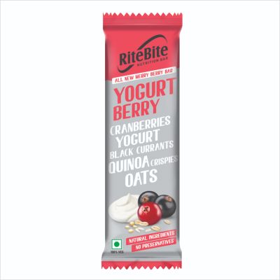 RiteBite Max Protein: Yogurt Berry Bar [Pack of 12] - 420gm