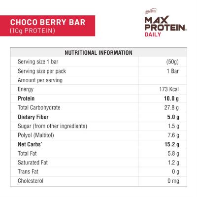 RiteBite Max Protein: Daily Choco Berry [Pack of 6] - 300gm