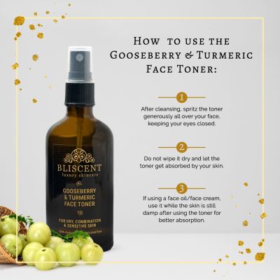 Bliscent: Gooseberry & Turmeric Face Toner - 150gm