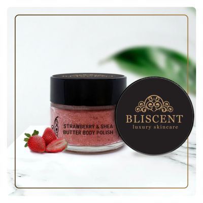 Bliscent: Strawberry & Shea Butter Body Polish - 150gm