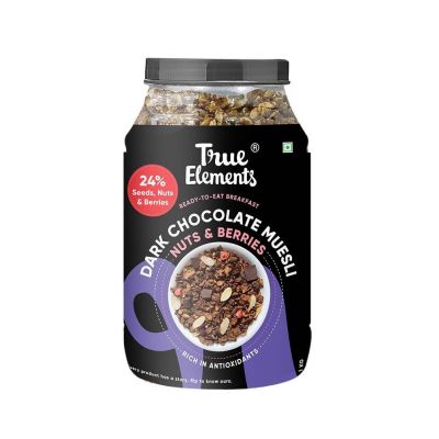 True Elements: Dark Chocolate Muesli 1Kg