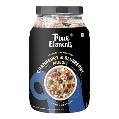 True Elements: Cranberry And Blueberry Muesli 1kg