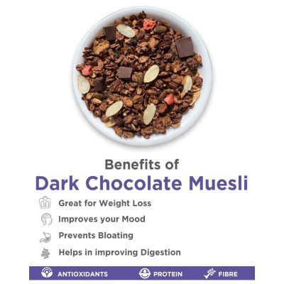 True Elements: Dark Chocolate Muesli 1Kg