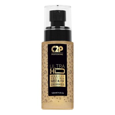 C2P Pro: Pro Ultra HD Makeup Shimmer Setting Mist & Fix  Champagne 04 - 120ml