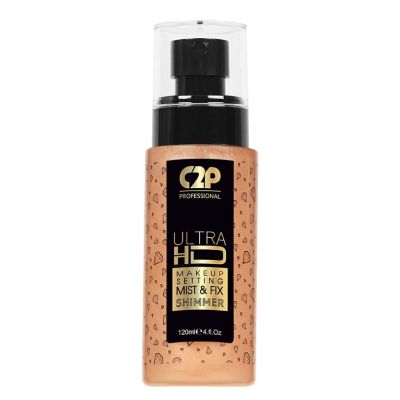 C2P Pro: Pro Ultra HD Makeup Shimmer Setting Mist & Fix  Rose Gold Retro 03 - 120ml