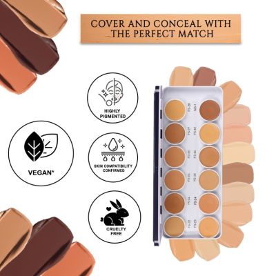 C2P Pro: Pro Cover & Conceal Supra Base Palette - 28gm