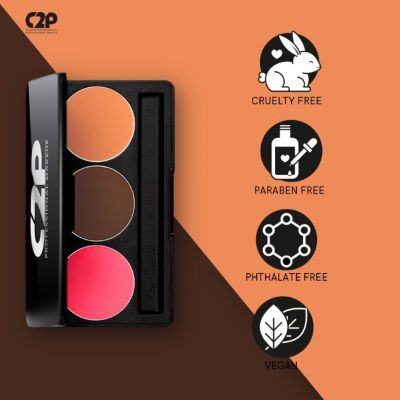 C2P Pro: Pro Basic Trio 1 (Blusher & Contour) - 13gm