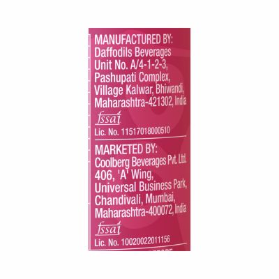 Coolberg: Non Alcoholic Beer Glass Bottle - Cranberry - Pack of 12 - 330ml Each