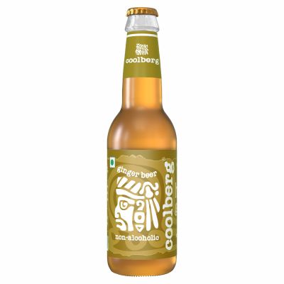 Coolberg: Non Alcoholic Beer Glass Bottle - Ginger - Pack of 12 - 330ml Each
