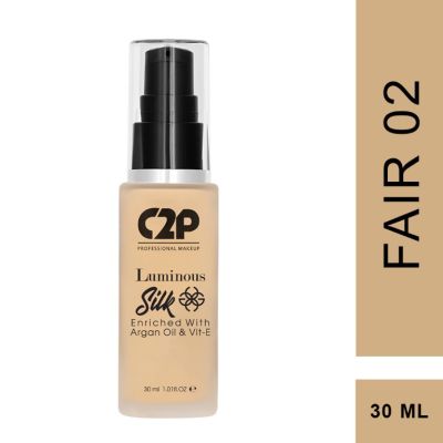 C2P Pro: Pro Luminious Silk Foundation  Fair 02
